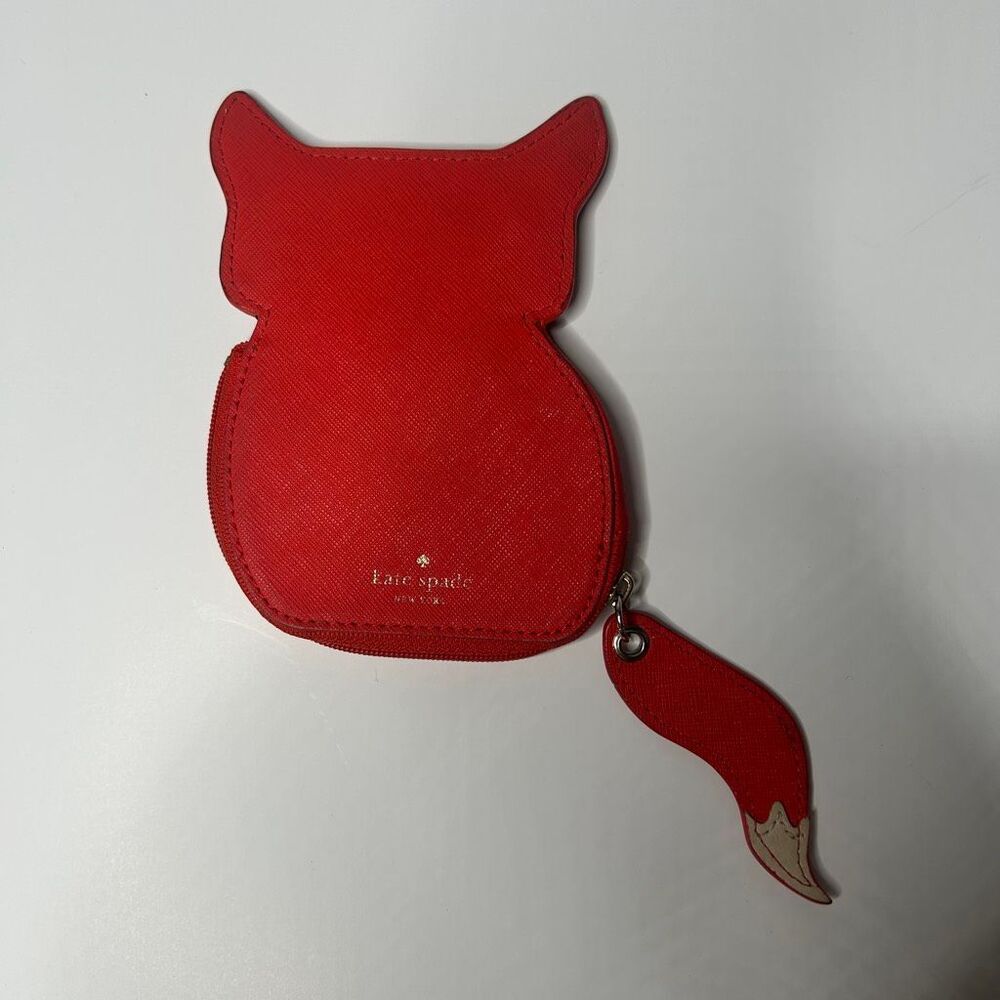 Kate Spade "Blaze a Trail" fox coin purse - Picture 3 of 8
